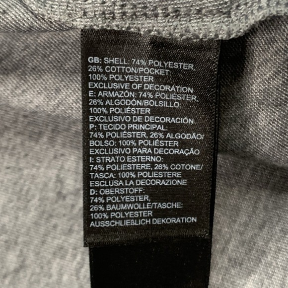 The North Face Women's Double Knit Full Zip Hoodie Grey Size S - Picture 6 of 7